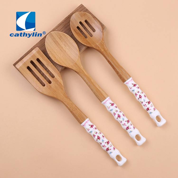 Cathylin Cheap Homeware Cooking Tools Small Wooden Kitchen Utensils